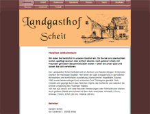 Tablet Screenshot of landgasthofscheit.de